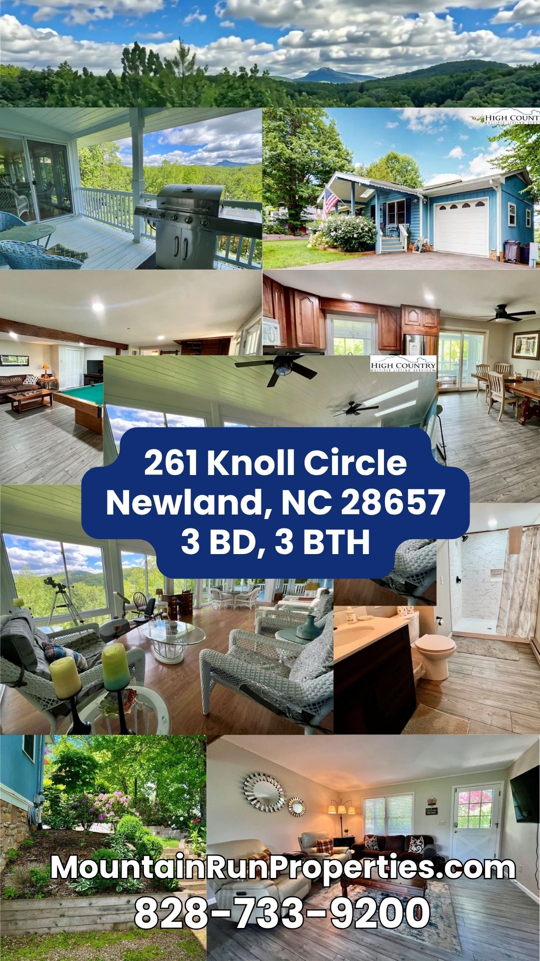 Mountain Views & Income Potential: Discover 261 Knoll Circle in Linville Land Harbor