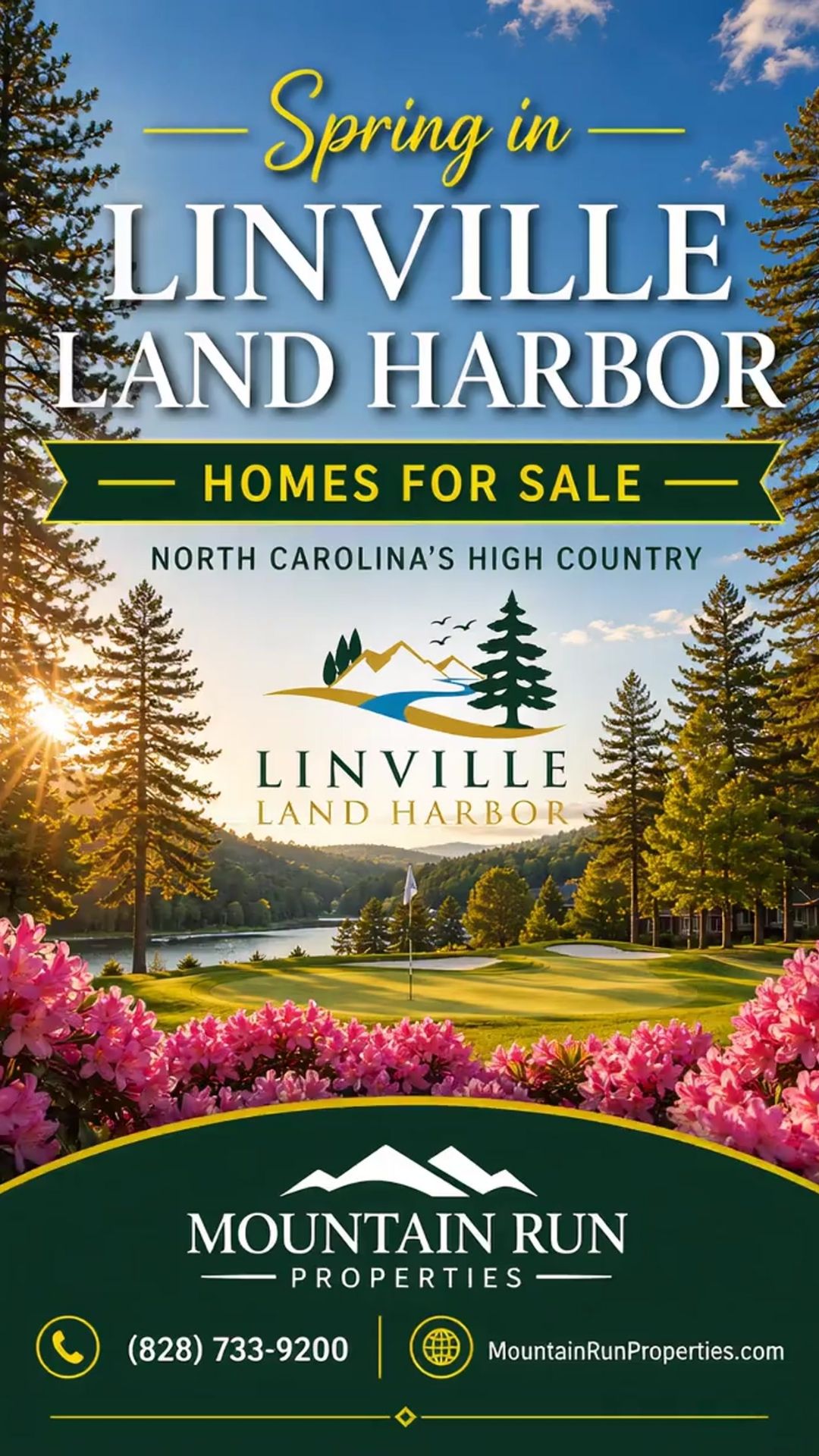 Linville Land Harbor Homes for Sale | Spring in the High Country
