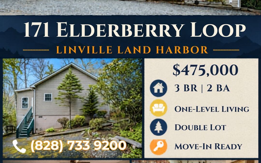One-Level Home for Sale in Linville Land Harbor