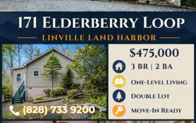 One-Level Home for Sale in Linville Land Harbor