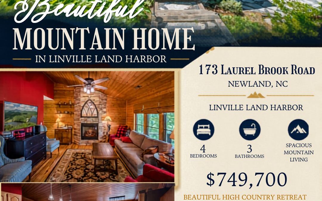173 Laurel Brook Road: A Spacious Linville Land Harbor Home in Newland, NC