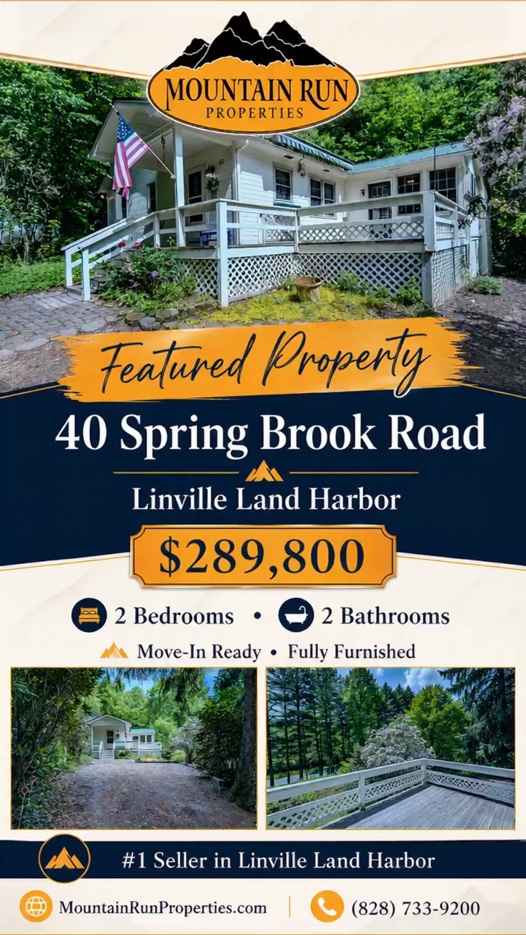 Featured Property: 40 Spring Brook Road in Linville Land Harbor