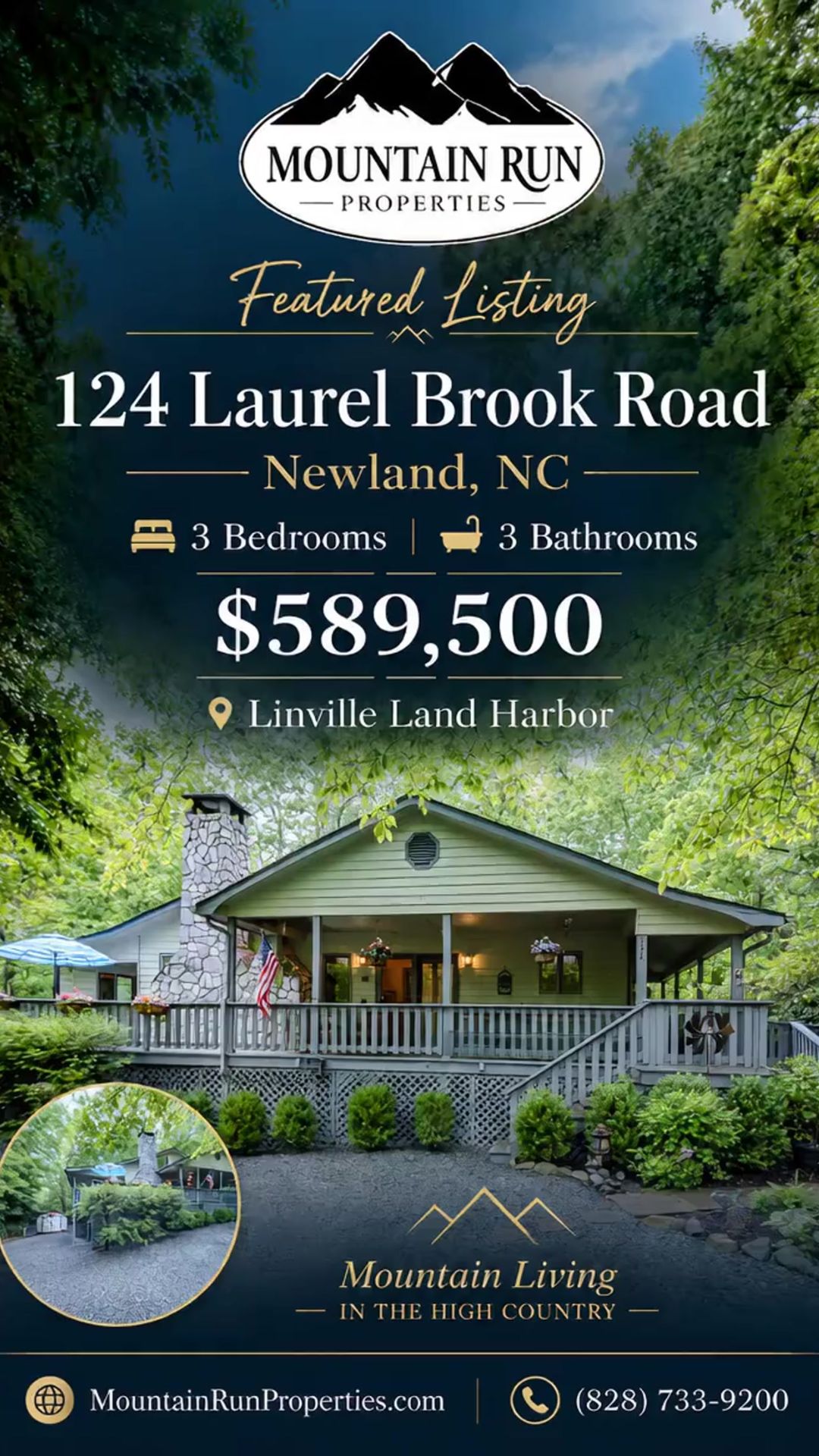 124 Laurel Brook Road: A Spacious Mountain Home in Linville Land Harbor