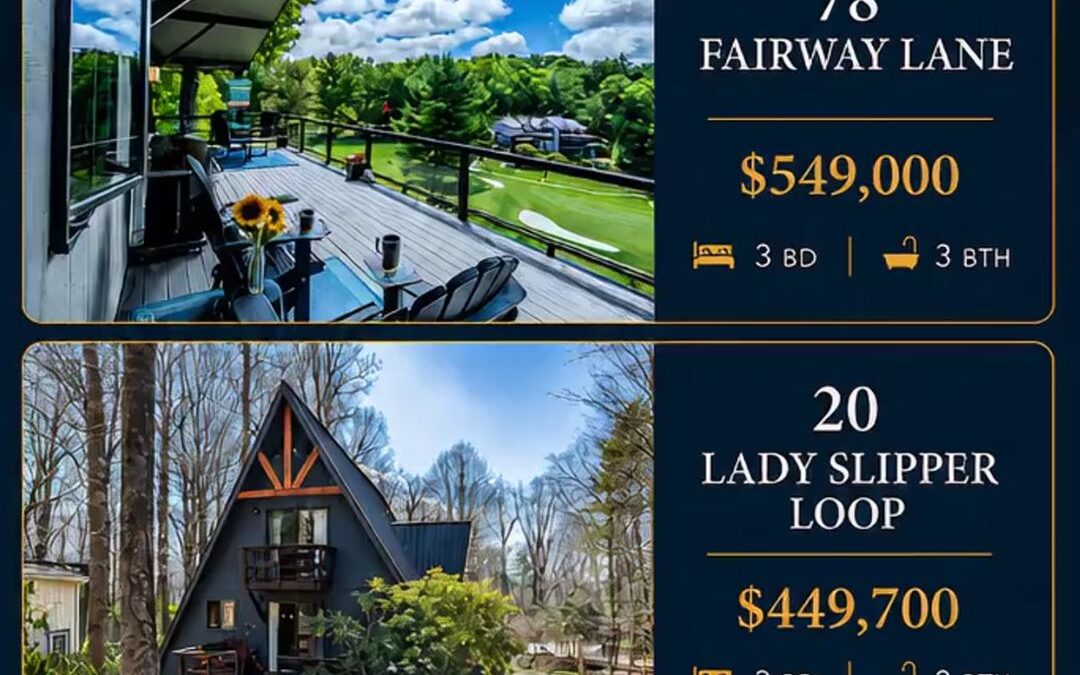 Homes for Sale in Linville Land Harbor with Mountain Run Properties