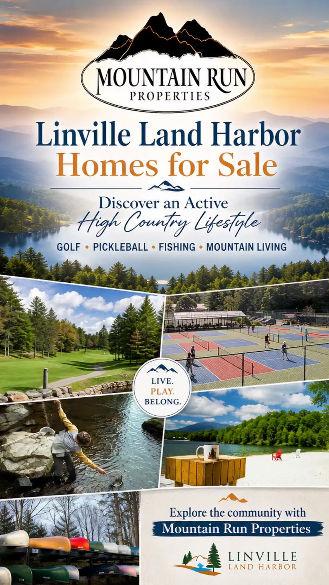 Linville Land Harbor Homes for Sale: Discover an Active High Country Lifestyle