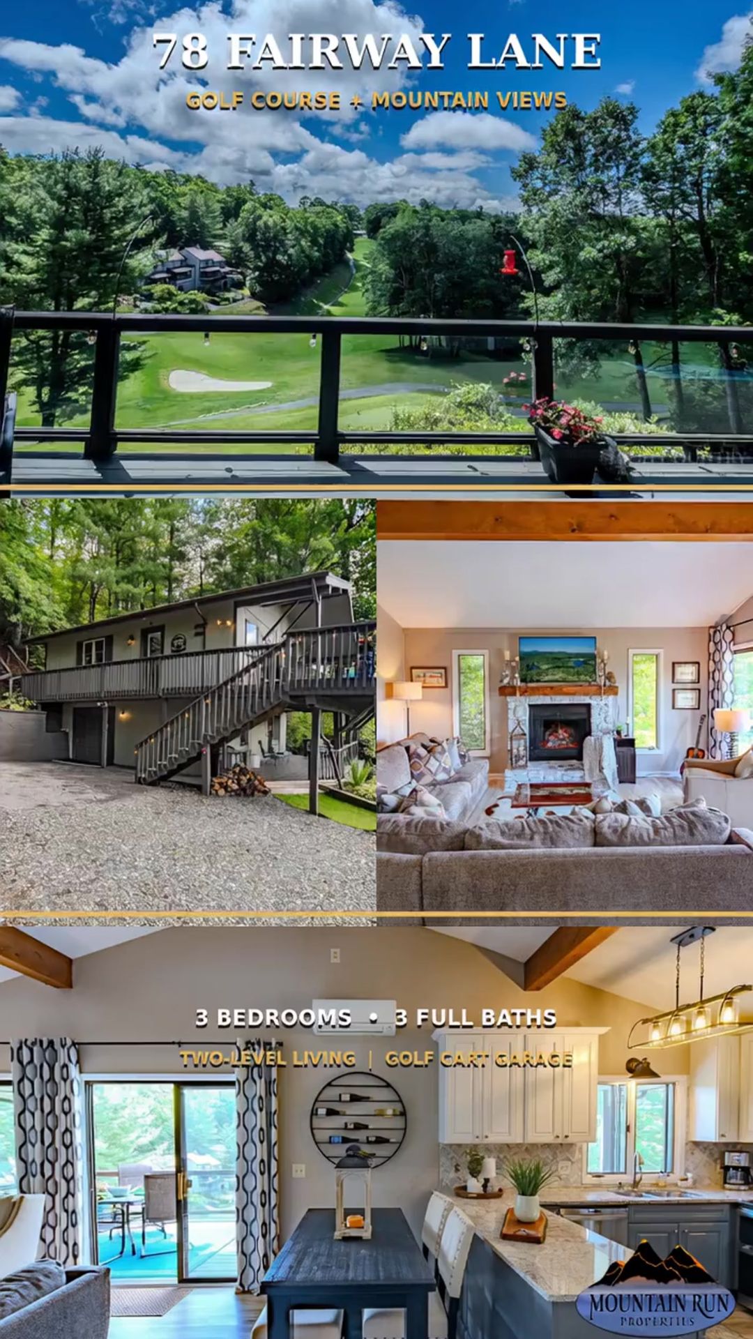 A Golf Course Home in Linville Land Harbor: 78 Fairway Lane